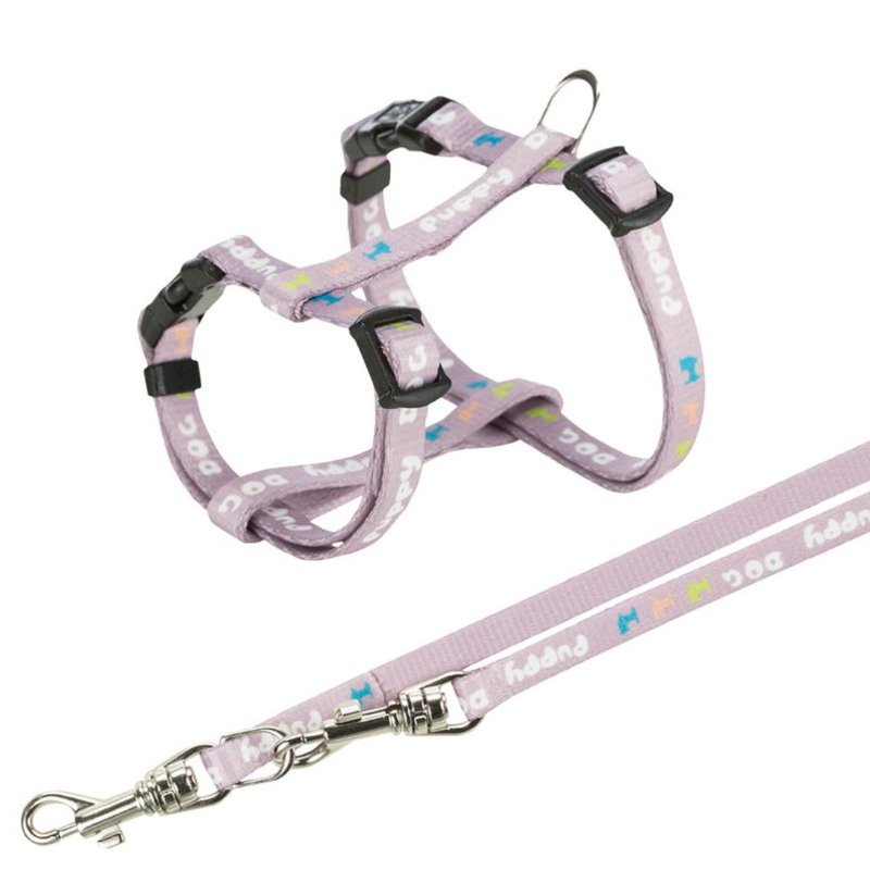 Hundegeschirr Junior Mit Leine Lila 27-45X1 CM / 2 MTR